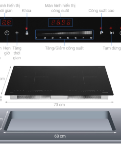 BẾP TỪ 2 VÙNG NẤU HAFELE HC I2732A 536.61.726